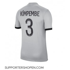 Paris Saint-Germain Presnel Kimpembe #3 Borta Matchtröja 2022-23 Kortärmad